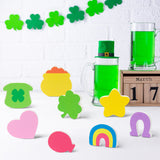 WATINC St. Patricks Tiered Tray Decor - 8PCS Lucky Charms Wood Centerpiece Table Decorations, Saint Patty's Day Shamrock Wooden Signs, Irish Blessing Clover Farmhouse Party Decorative for Home Holiday