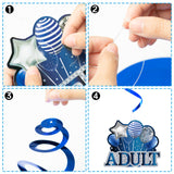 WATINC 42pcs 18th Birthday Party Decorations for Boys Girls, Navy Blue and Silver Time to Adult Bday Banner Deep Blue Hanging Swirls, Happy 18 Years Old Birthday Party Favors Cake Topper Centerpieces