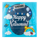 WATINC Retirement Party Decorations Jumbo Guest Book, Blue Large Guest Book Farewell Party Supplies, Goodbye Signature Poster Gift for Coworker Office Men Women