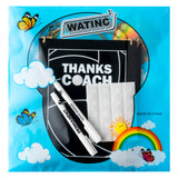 WATINC Thanks Coach Photo Frame - 4pcs Volleyball Coach Wood Picture Frame Gifts with Pen for Women Men Team Player, Home Office Sports Decorations Hanging Frame Wall Art Photo Album (10.2” x 7.9”)