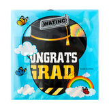 WATINC Graduation Decorations Jumbo Greeting Card Class of 2023, Large Signature Guest Book Board Congrats Grad, Black Gold Style Celebration Supplies Gifts for Student Graduation Party (22 x 14 Inch)