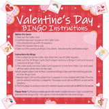 WATINC 41pcs 2021 Valentine’s Day Bingo Game, Valentine Party Games with 24 Players , Valentine Bingo Cards for Kids School Classroom Party Supplies Activity, Valentines Party Favors Gift for Toddlers