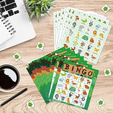 WATINC 41pcs Jungle Animals Bingo Game, Tropical Summer Party Games with 24 Players, Safari Animals Bingo Cards for Kids School Classroom Party Supplies Activity, Party Favors Gifts for Kids Toddlers