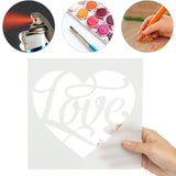 WATINC 27Pcs Holiday Theme Stencil Kit, Welcome Porch Sign Stencil for Front Door, Reusable DIY Stencil Word Painting Mold on Wood Paper, Christmas Valentine Easter Graduation Holiday Home Decoration