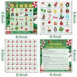 WATINC 41pcs Christmas Bingo Game, Christmas Party Games with 24 Players , Christmas Bingo Cards for Kids School Classroom Party Supplies Activity, Christmas Eve Surprise, Party Favor for Family