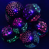 WATINC 103pcs Neon Balloons Garland for Black Light Party, Neon Glow in Dark Party Balloons, Neon Balloons for Birthday Wedding Party Decoration, Mixed Color Fluorescent Balloons Party Supplies Favors