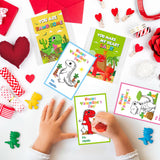 WATINC 28 Packs Valentine's Day Exchange Gift Cards with Planes Erasers Toys for Kids Valentines Plane Greeting Card Airplane Stationery Kit School Classroom Prize Award Party Favor for Students