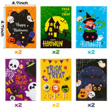 WATINC 128pcs Halloween Coloring Books Party Favors Set for Kids, Trick or Treat Candy Goodie Bag Fillers Party Supplies, Halloween Wristbands Rings Candy Bags Temporary Tattoo for Boys Girls