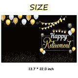 WATINC Retirement Party Jumbo Greeting Card, Writable Theme Party Large Guest Book Farewell Party Decor, Signature Official Congrats Retired Party Supplies Photo Booth Props, Gift for Office Colleague