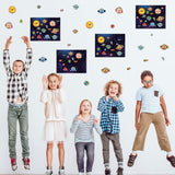 WATINC 48Pcs Outer Space Stickers Make Your Own 9 Planets Solar System Sticker Scenes Educational and Learning Activities Party Games Classroom Supplies DIY Art Craft Project for Kids Ages 2-4 4-8