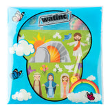 WATINC 40 Sheet Make a He Lives Scene Stickers for Easter Party Supplies, Easter Jesus Resurrection Stickers Birthday Party Game for Kids, Easter Religious Education Party Classroom Activity Gifts