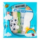 WATINC 10Pcs Passover Plague Wooden Stick Art Craft Lice Frogs Locusts Cattle DIY Project Supplies with Googly Eyes Animals Birthday Gifts Home Classroom Religious Activity Games for Kids Boys Girls