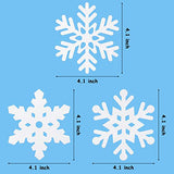 WATINC 14Pcs Snowflake Pearlescent Paper Garland,Winter Wonderland Hanging Décor for Birthday Christmas Holiday Party Supplies,Winter Snowflake ornaments for for baby shower, New Year Party Home Décor
