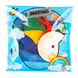 WATINC Ocean Animal Toss Game with 4 Bean Bags, Carnival Birthday Party Game for Kids and Adults, Marine Animal Banner for Ocean Theme Party Decor, Outdoor Yard Favors and Supplies, All Ages Activity